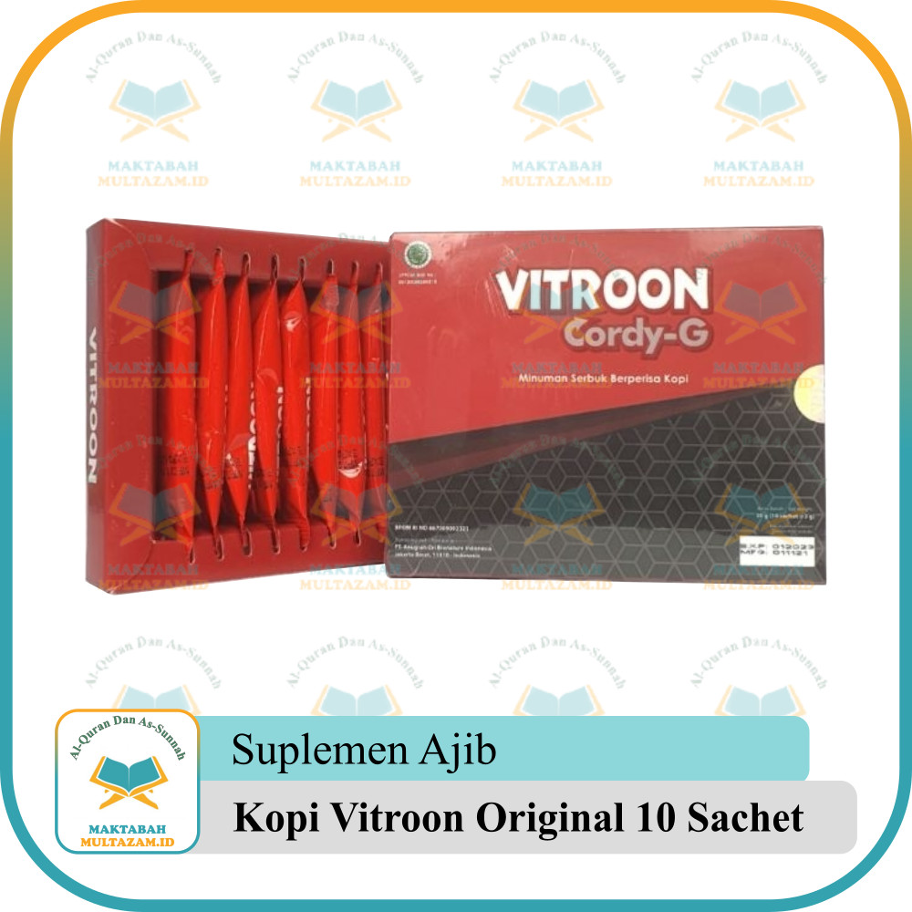 

Cordy-G Vitroon Original 1 Box 10 Sachet Minuman Serbuk Berperisa Kopi | Kopi Vitroon Cordy-G.