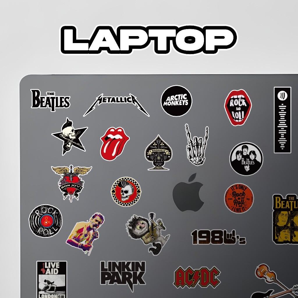 

Stiker Aesthetic BAND ROCK METAL STIKER BAND | Stiker Laptop Estetik