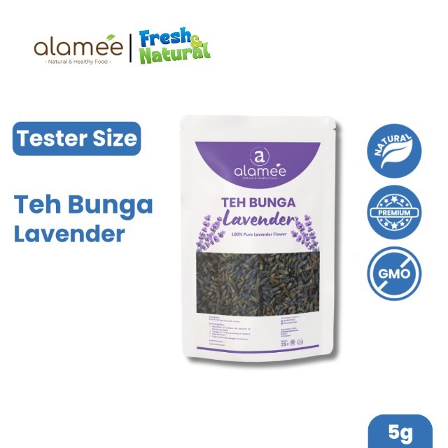 

Teh Bunga Lavender Insomnia Tea Organik Kering Dried Flower Herbal Alami Organic 5gr fresh and natural