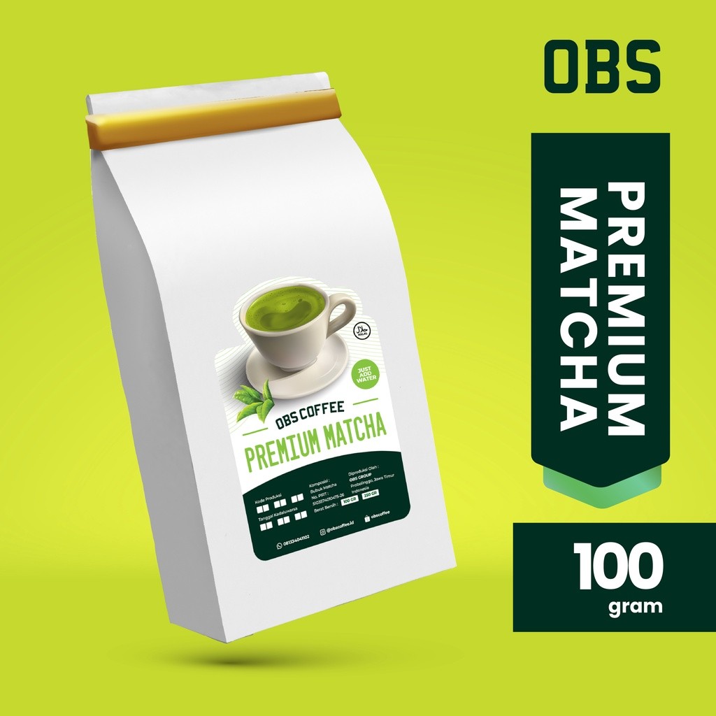 

MATCHA JAPANESE PREMIUM 100gr | 100% Matcha Greentea Premium Asli Jepang