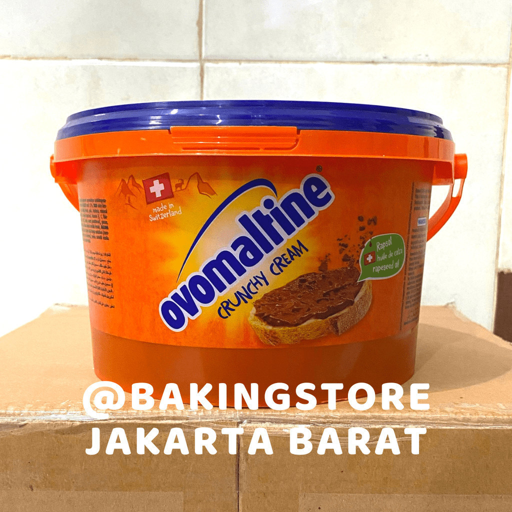 

Ovomaltine 2.5 Kg Crunchy Cream | Selai 2,5 Kg | Harga Ekonomis HALAL