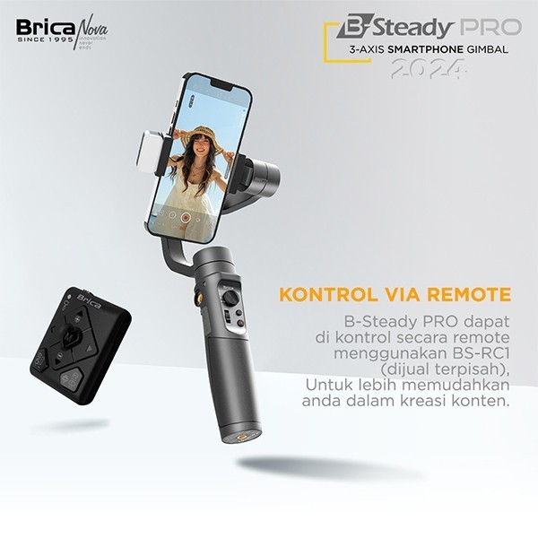 Brica Gimbal B-Steady Pro 2024 - BSP 2024 -  Resmi 1 TahunCO