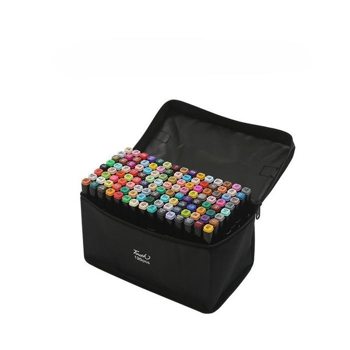 

【M-MT】PROMO!!! Touch 204/168/120 Warna Sketsa Spidol Umum General Marker Set Animation Markers - 120 warna