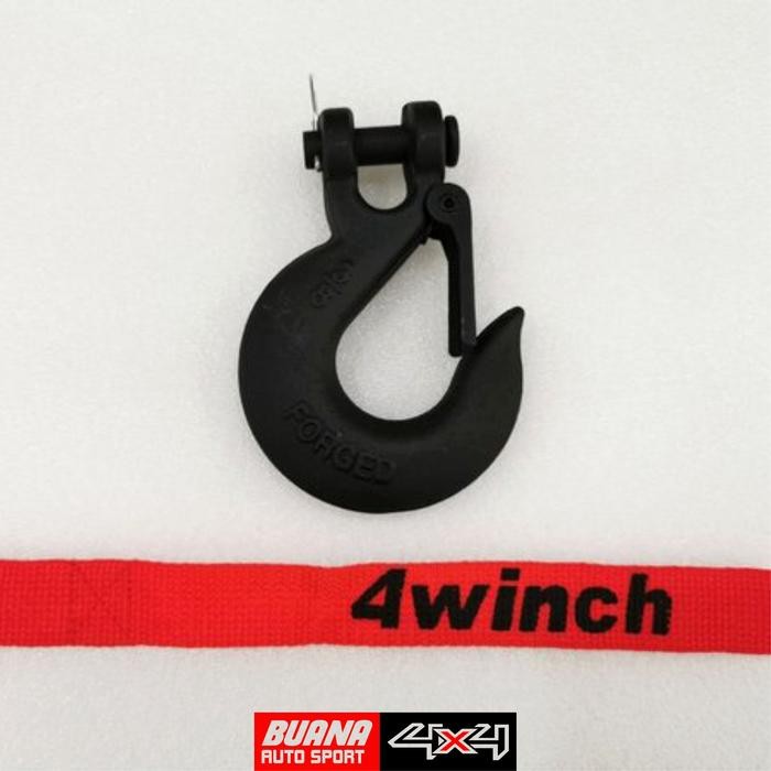 Cantolan Sling Winch Hook 3/8 Clevis Hook Plus Tali 4Winch