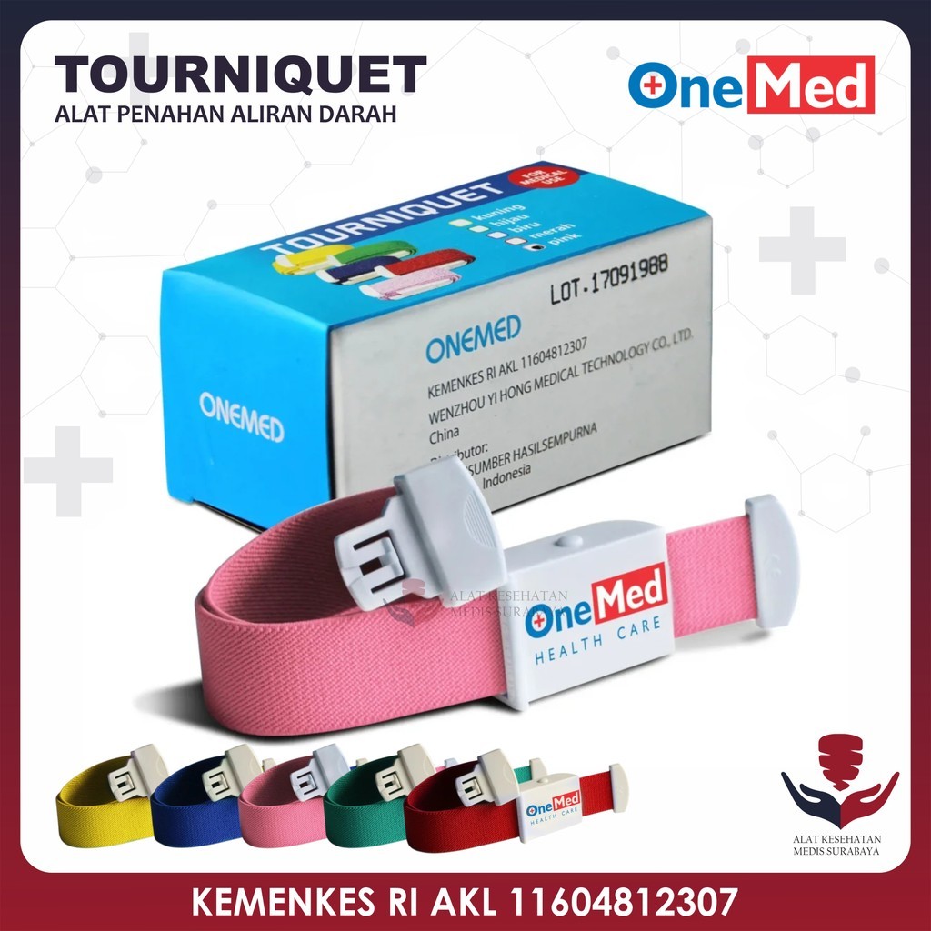 Alat Sumbat Penjepit Lengan Aliran Darah Torniquet Torniket Turniket