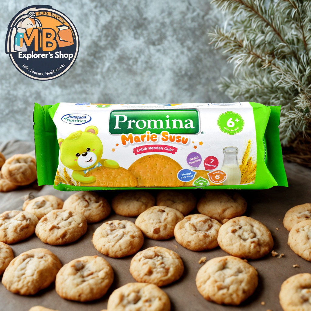 Promina Biskuit Bayi Marie Susu Roll 150gr Makanan Bayi MPASI 6 Bulan MB Explorer