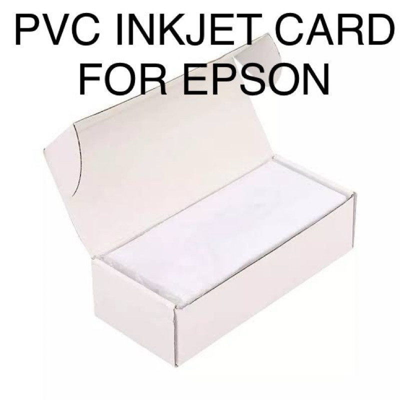 

PVC INKJET EPSON HIGH QUALITY, INKJET BLANKCARD, ID CARD INKJET, ID CARD PUTIH INKJET 200pcs/box