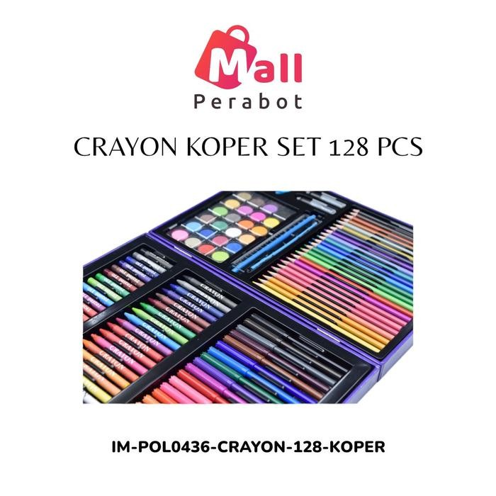 

Promo Crayon Anak Set Isi 150 208 Pcs Pensil Warna Alat Lukis Set Krayon - Hitam, 150 PCS Terlaris