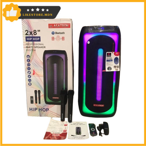 ASATRON SPEAKER PORTABLE 8" HIPHOP