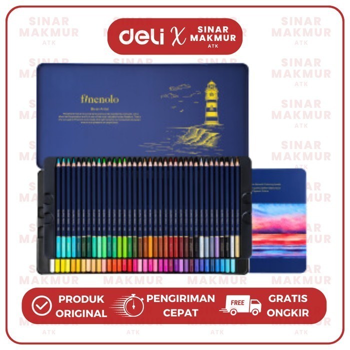 

Color Pencil/Pensil Warna Hybrid 72 Warna Finenolo Deli EC122-72 (Set)