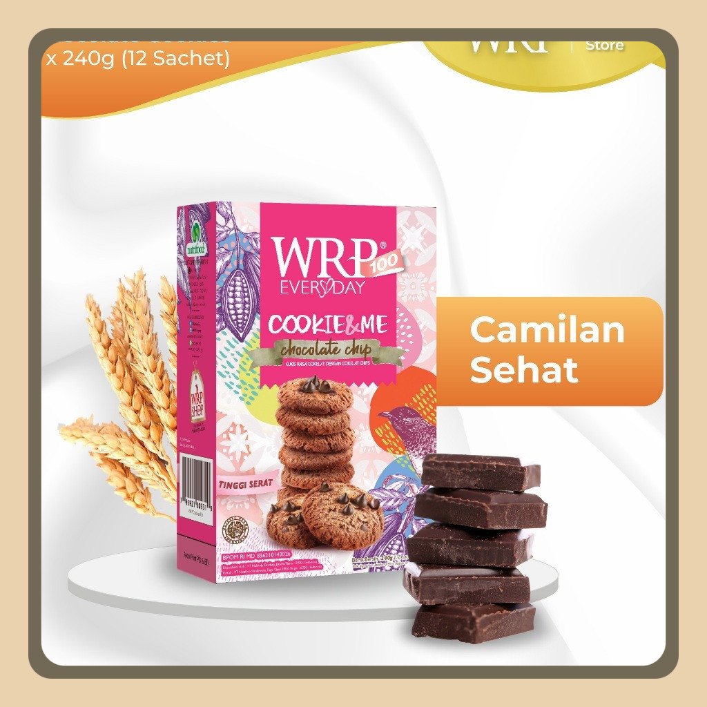 

WRP Chocolate Cookies 240g - Camilan Diet (Flash Sale)