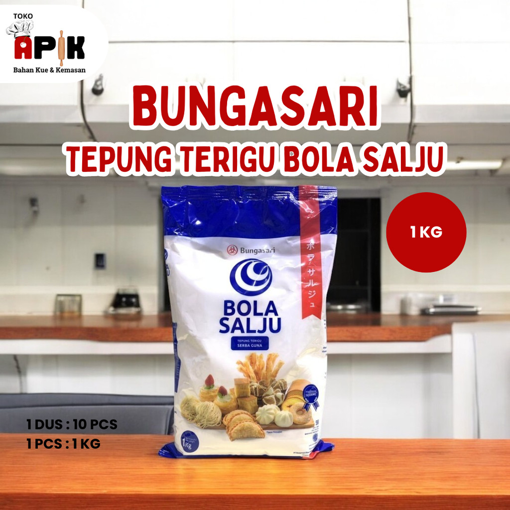 

Tepung Terigu Bola Salju Serbaguna 1kg / Bungasari Wheat Flour All Purpose