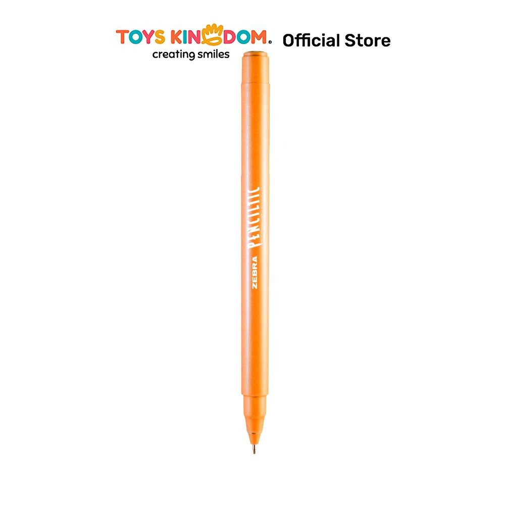 

Toys Kingdom Zebra 0.4 mm Penciltic Fineliner Pulpen Oranye Pena Ballpoint Pen Bolpoin Alat Tulis