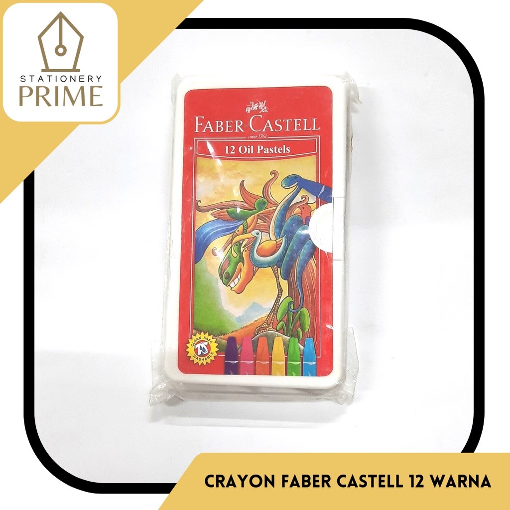 

Crayon Faber Castell 12 warna Plastic Bags