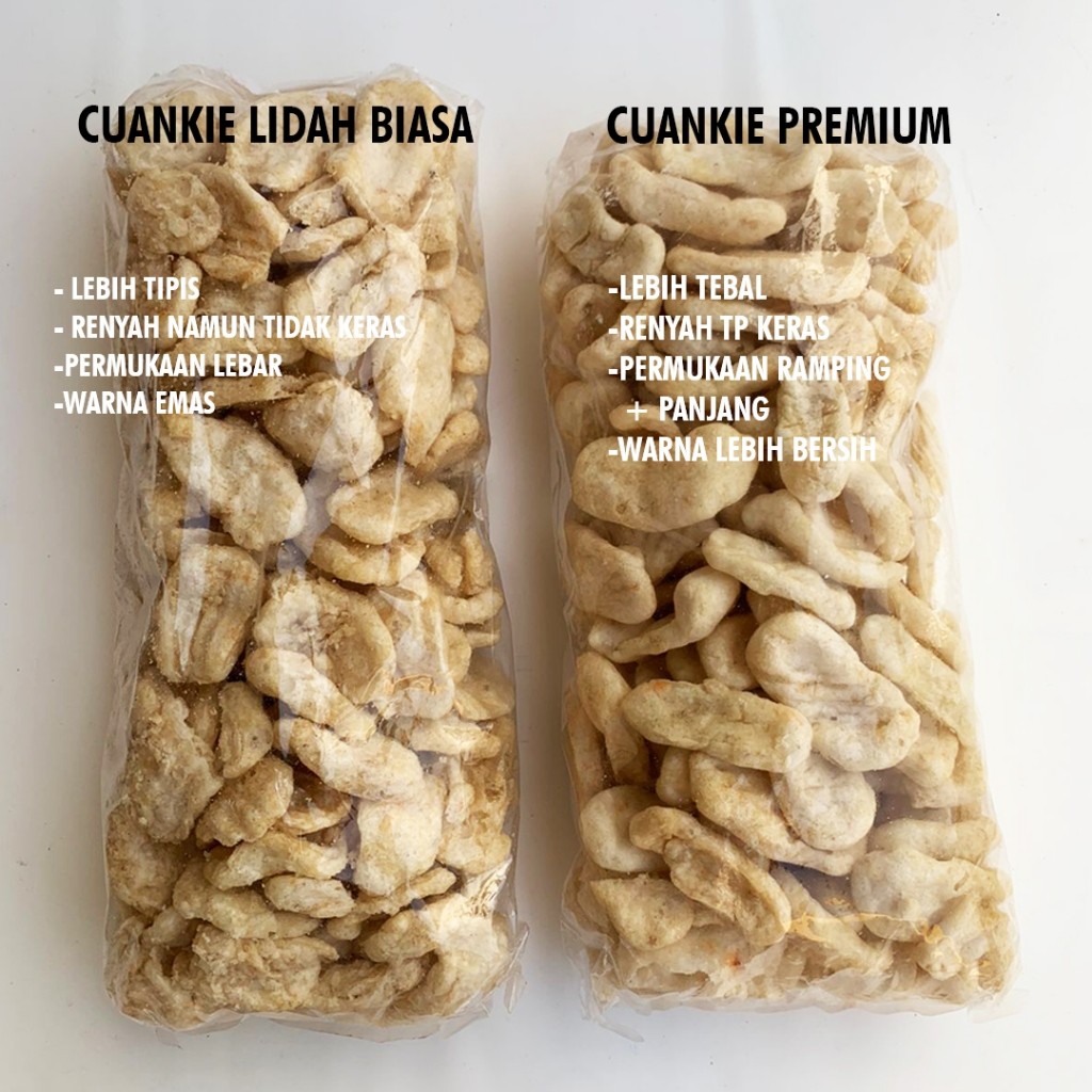Classica2106 Cuanki Lidah 50 Biji Toping Baso Aci Cuanki Kering Khas Garut