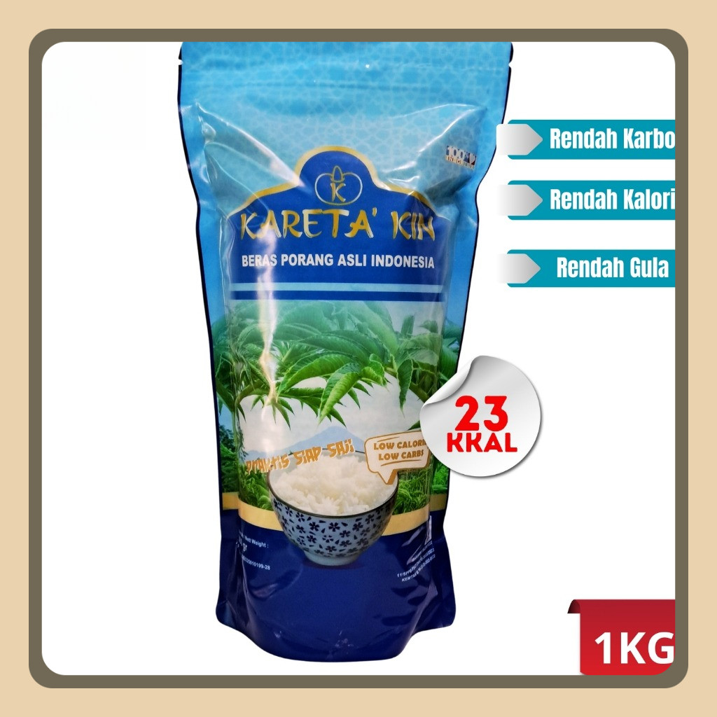 

Beras porang 1kg kareta kin shirataki konjac rice diet rendah kalori non fukumi