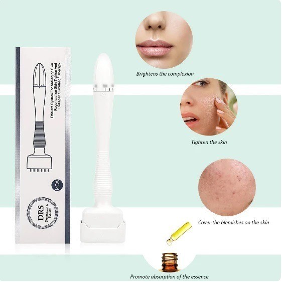 Derma Roller STAMP DRS140A DERMAROLLER Jarum Microneedle anti aging ADJUSTABLE ROLLER ANTI-AGING KER