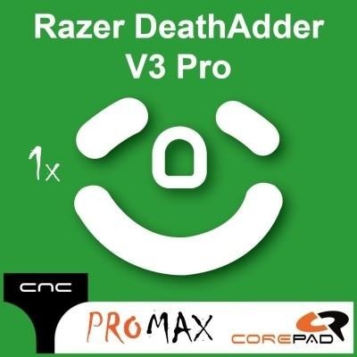 Corepad PRO MAX Razer DeathAdder V3 PRO / Razer DeathAdder V3 CNC milled PTFE Gaming Mouse Feet / Mo