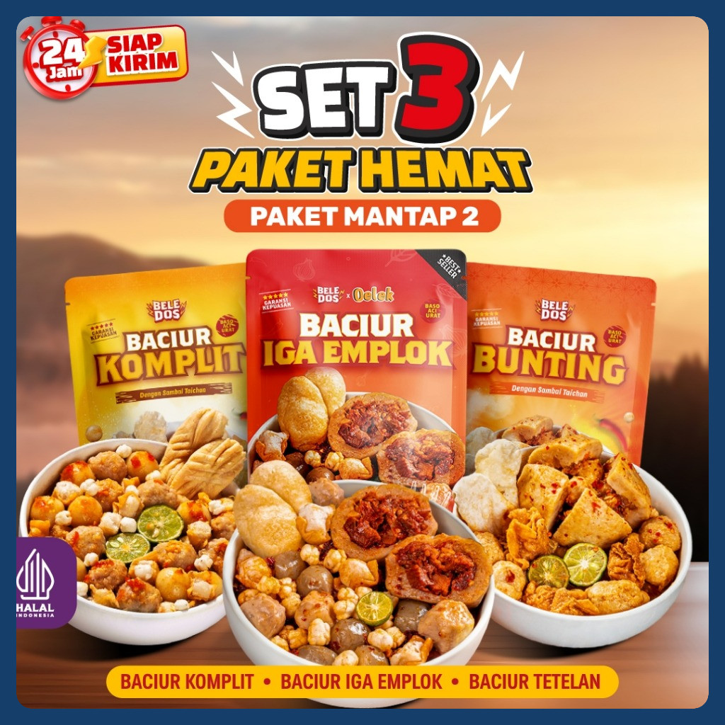 

Beledos Paket Mantap 2 / Baciur Komplit / Baciur Kriwil / Baciur Bunting Beranak
