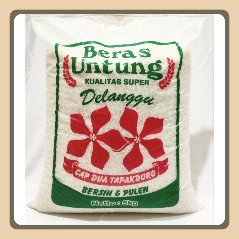 

BERAS UNTUNG KEMASAN 5KG PERPACK BERSIH ENAK PULEN