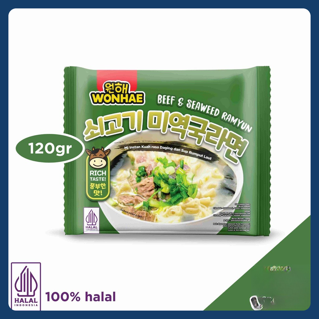 

Mujigae by Wonhae Beef Seaweed Ramyun 120gr