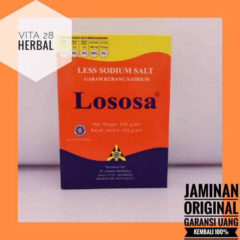 

GARAM LOSOSA 500 GRAM GARAM KURANG NATRIUM ORIGINAL 100% UNTUK HIPERTENSI