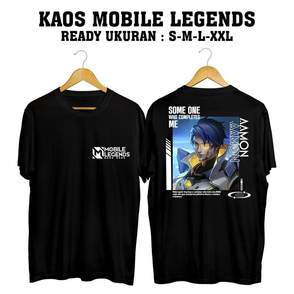 Housemith - KAOS DISTRO GAMING HERO [ AAMON ] MOBILE LEGENDS PREMIUM QUALITY BAJU GAMING ML - Kaos G