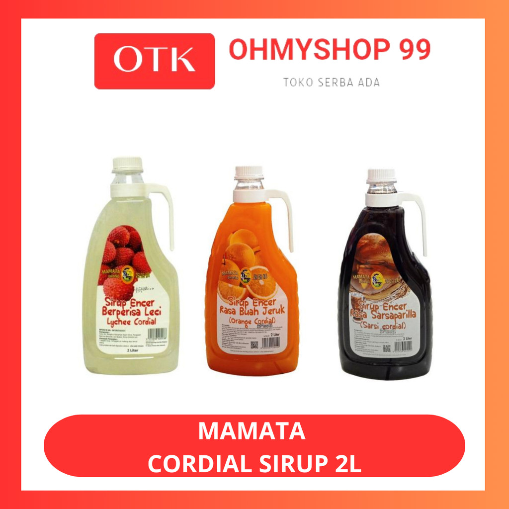 

Mamata Cordial Sirup Syrup 2L