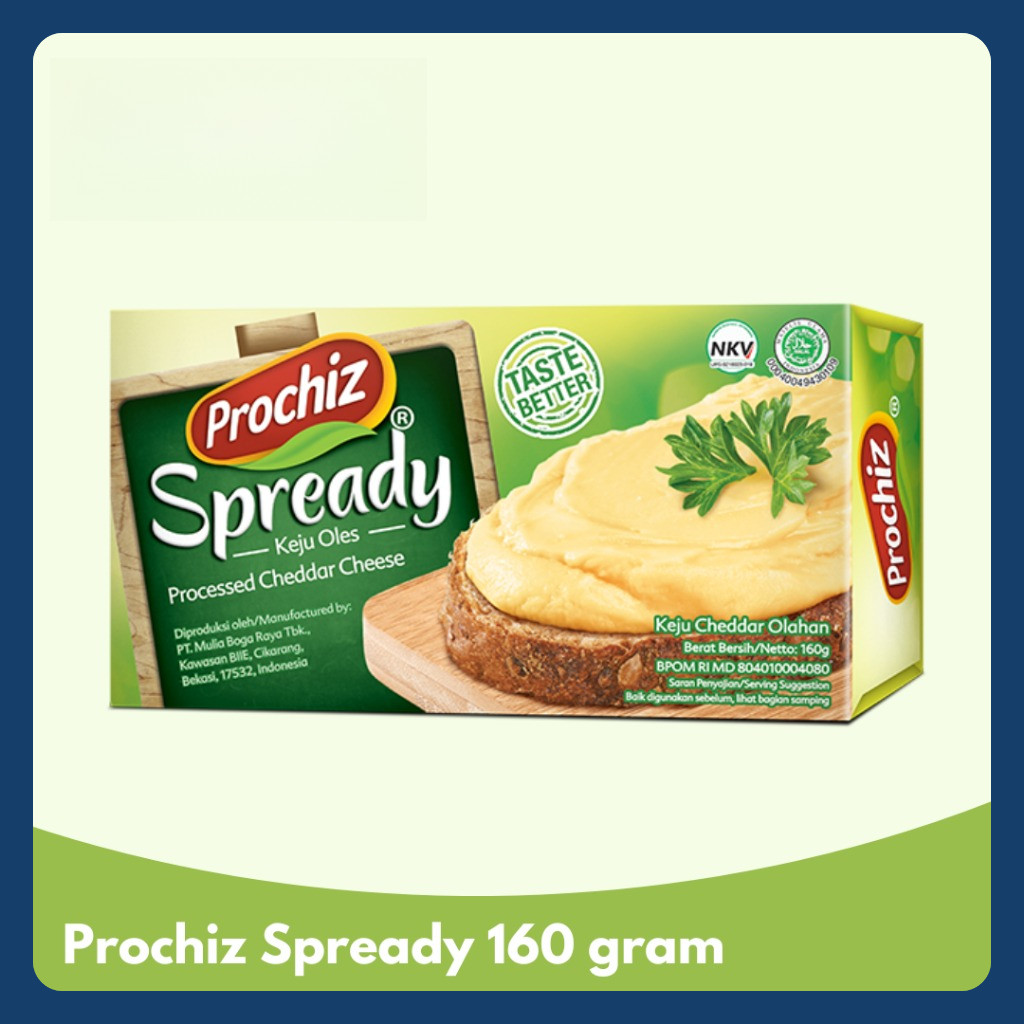 

Prochiz SPREADY Cheese Keju Oles / isian / selai / cream 160 Gram