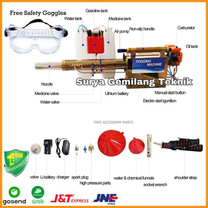 Mesin Fogging AIRPLUS AP-180K Alat Semprot Nyamuk Fogger Disinfektan