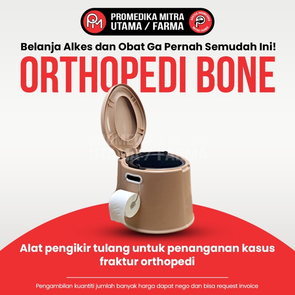 Toilet Portable Ukuran Besar untuk Travel / Camping / Hiking /Outdoor