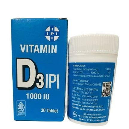 Ipi Vitamin D3 1000 Iu / Vitamin D3 1000 Iu