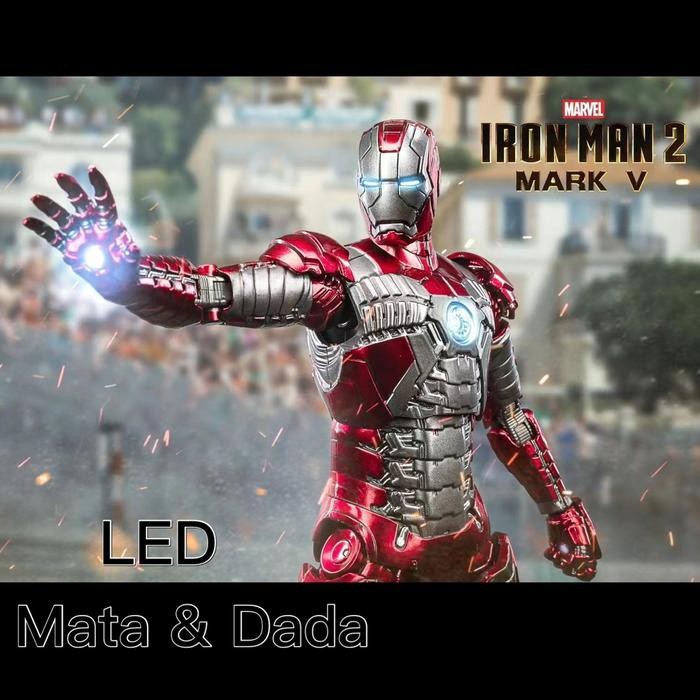 ZD Toys Original Iron Man Mark V - ZDToys Ironman MK 5 - LED / LAMPU