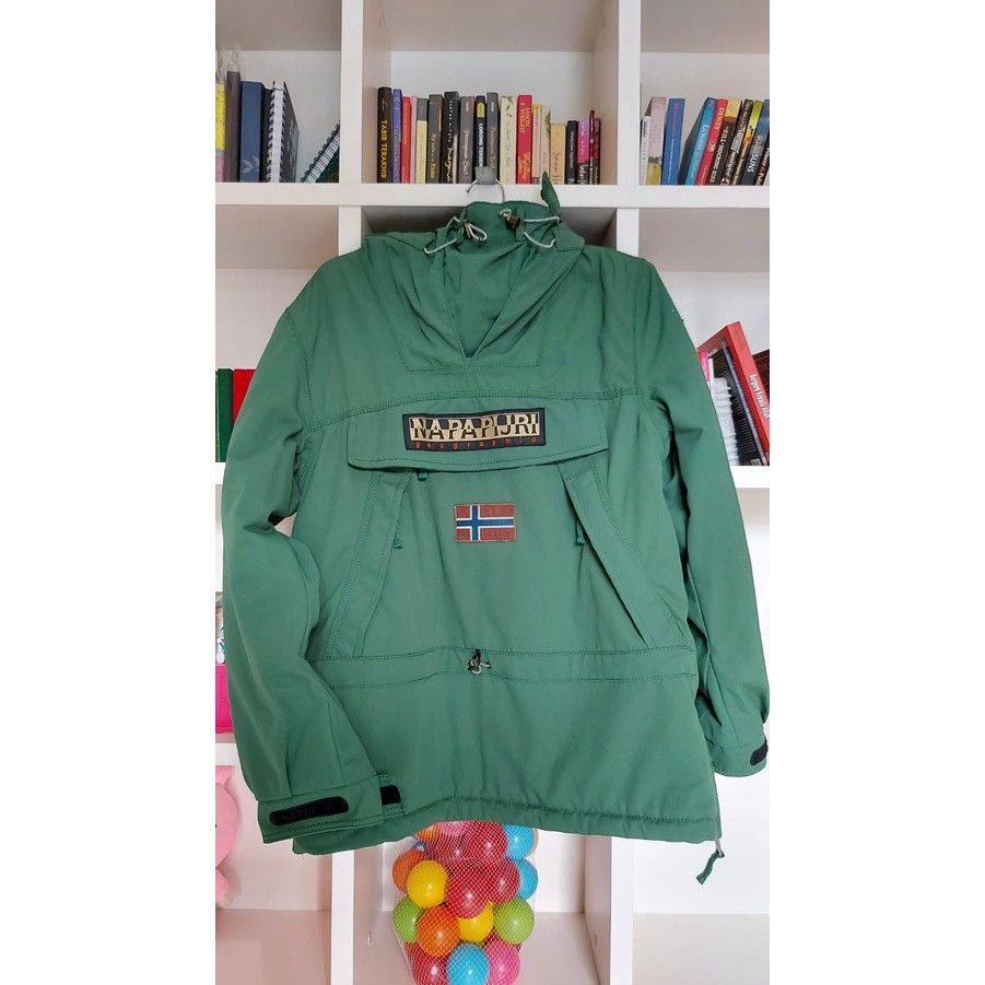 Promo Jaket NAPAPIJRI geographic Size L Preloved/bekas/second Original RARE
