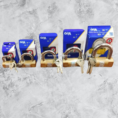 Gembok Viro Bulat atau Gembok Bantal Viro Original