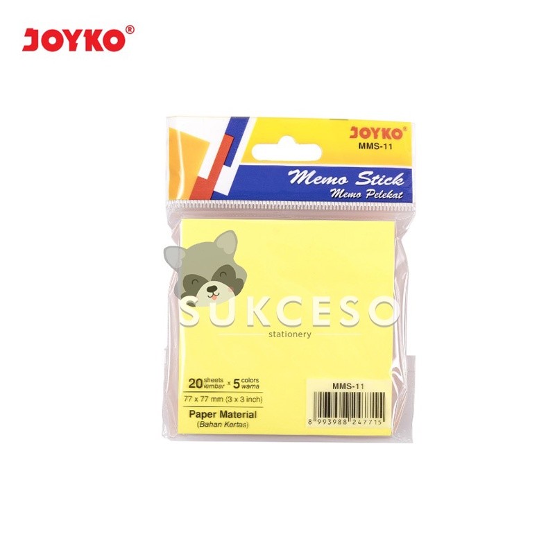 

Joyko Memo Stick Notes MMS-11 / Sticky Notes Joyko Murah Berkualitas