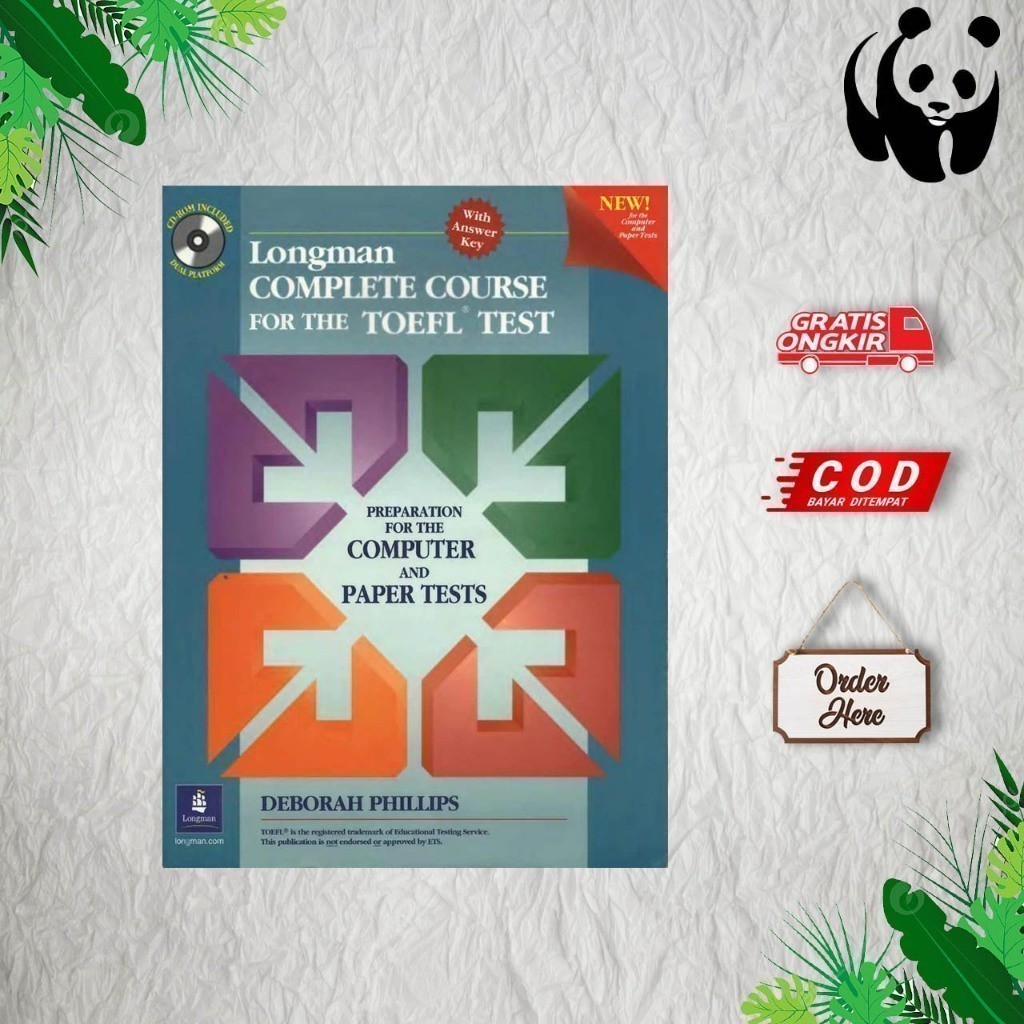 Buku The Longman Complete Course for TOEFL (B5)
