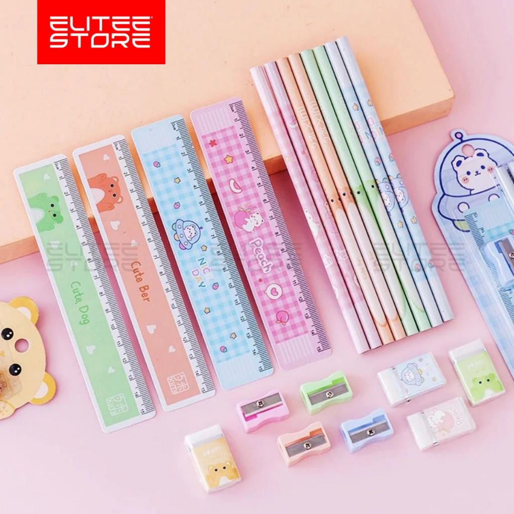 

[ COD ] Paket Alat Tulis Anak Set Karakter Stationery Sekolah Perlengkapan Tulis Souvenir Ultah Goodie Bag / Stationery Set Tas Melukis Set / Alat Tulis Sekolah Karakter | E5