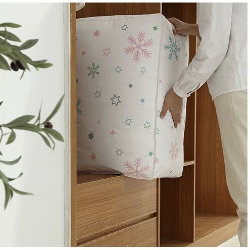 Tempat Penyimpanan Tabir Collection Selimut Bed Cover Anti Air PEVA Kantong Penyimpan Bantal Guling 