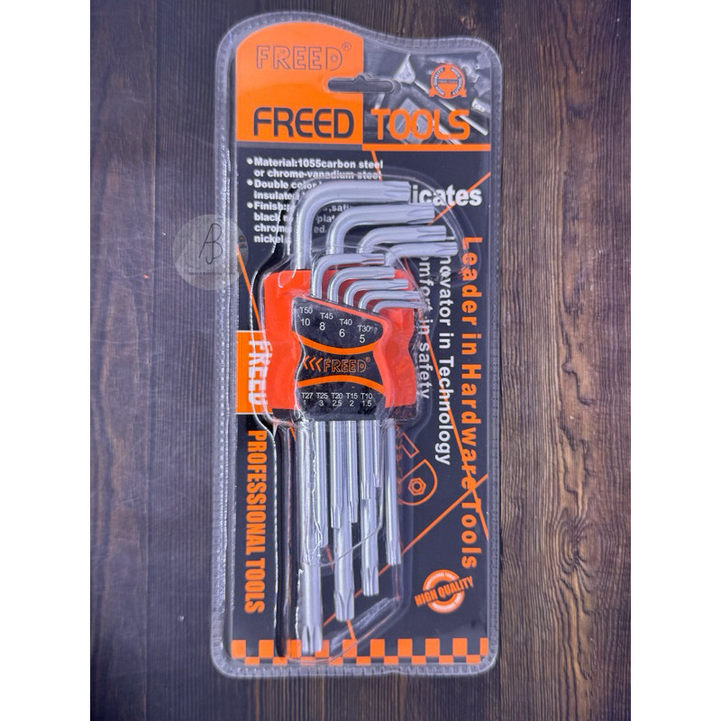 FREED Kunci L Set BINTANG 9pcs / Kunci L Set FREED BINTANG 9pcs / Kunci L Set Bintang