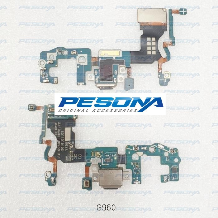 FLEXIBEL FLEXIBLE SAMSUNG S9 G960 G960F CON TC CAS CHARGER MIC ORIGINAL