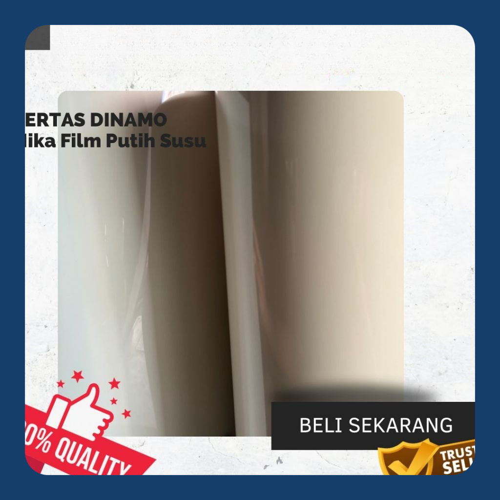 Mika Film Putih Susu 0,20 mm - Dapat 7 Meter