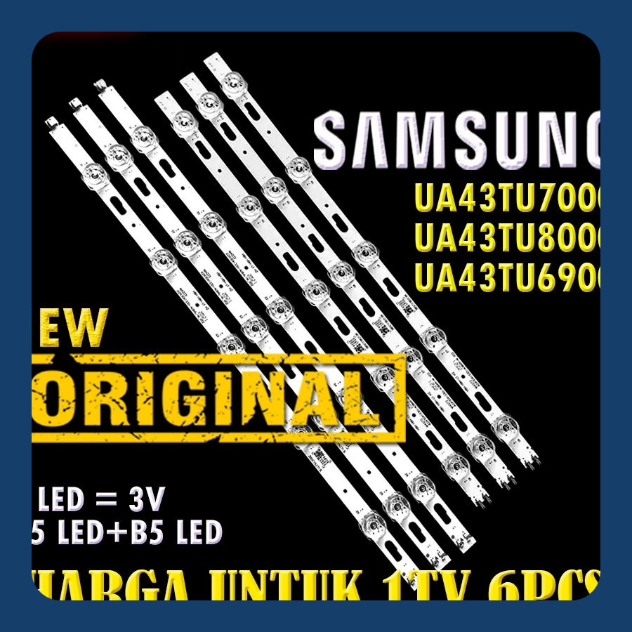 BACKLIGHT SAMSUNG UA43TU7000 UA43TU8000 UA43TU6900 43TU7000 43TU8000 43TU6900 43