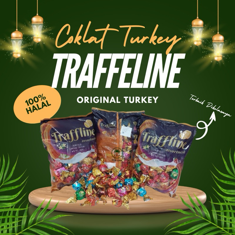 

Coklat Traffeline 1kg Arab / Coklat Turki Mix Atalita Truffle Kuncir