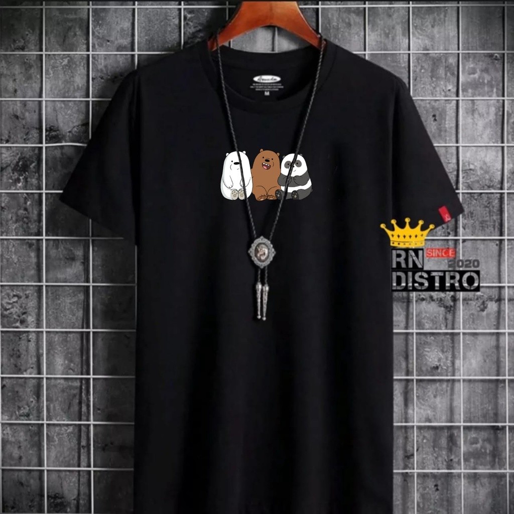 KAOS TERLARIS / KAOS 3PANDA / KAOS WANITA / PANDA PANDA / KAOS PRIA / BAJU PANDA IMUT