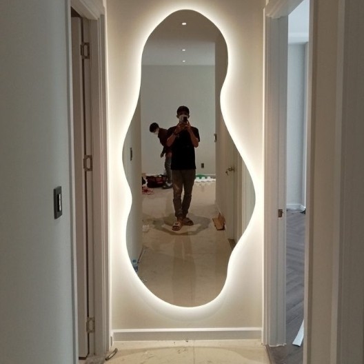 Cermin miror mirror 5mm custom led minimalis modern