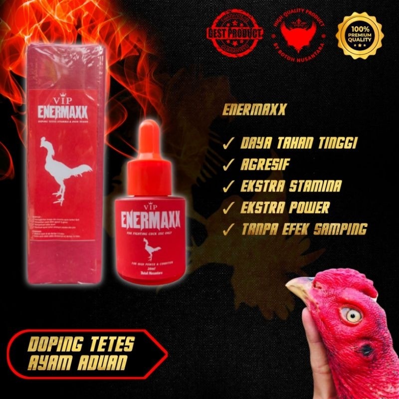 Doping Ayam filipina Responsif Enermaxx Tetes Vip Laga Bangkok Aduan Tarung Stamina Nafas Panjang Be