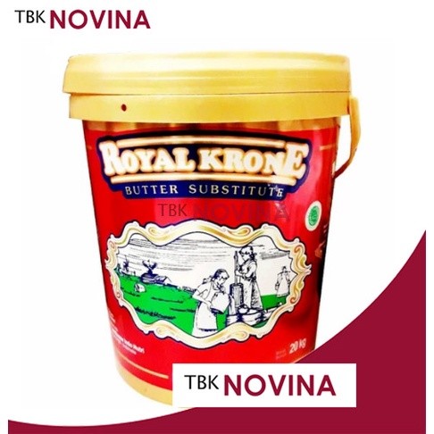 

ROYAL KRONE BUTTER SUBTITUTE 100gr / 250gr/ 500gr packing aman wadah thinwall
