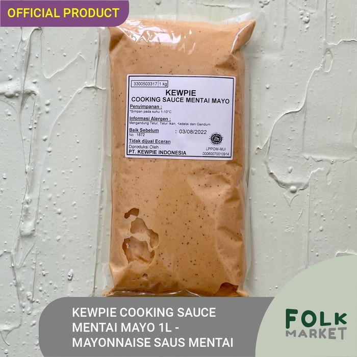 

KEWPIE Mentai Mayo Cooking Sauce 1L - Mayonnaise Saus Mentai Jepang
