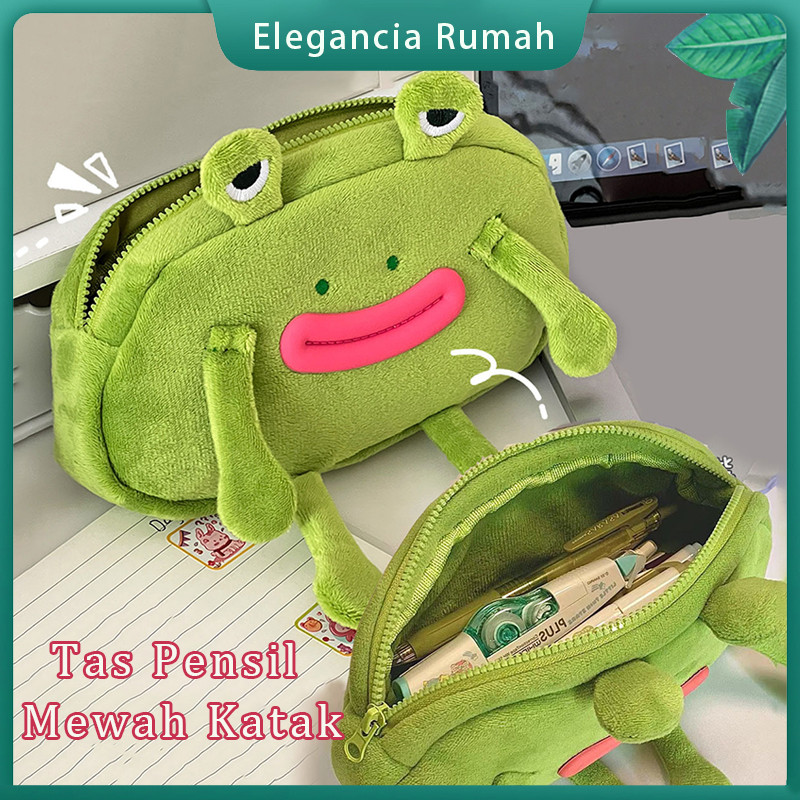 

Tas Pensil Mewah Katak / Pensil Lucu Tas/pensil Pelajar Tas/pensil Hijau Tas/pensil Penyimpanan Tas Pensil Baru/Tas Pensil Pelajar Cases Large Capacity